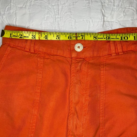 Zara orange wide leg pant - Picture 4 of 5